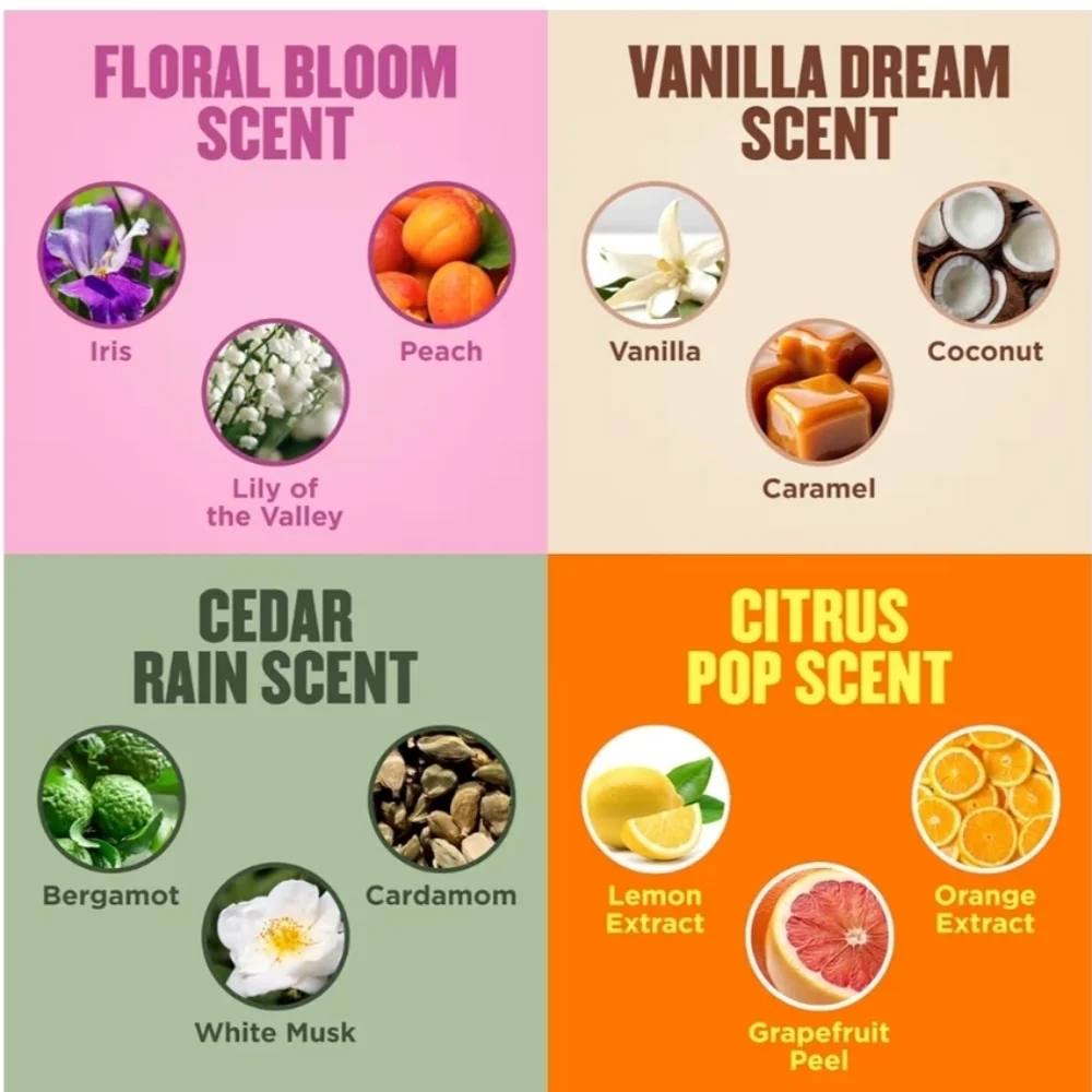 4 Pks Scented Hand Cream